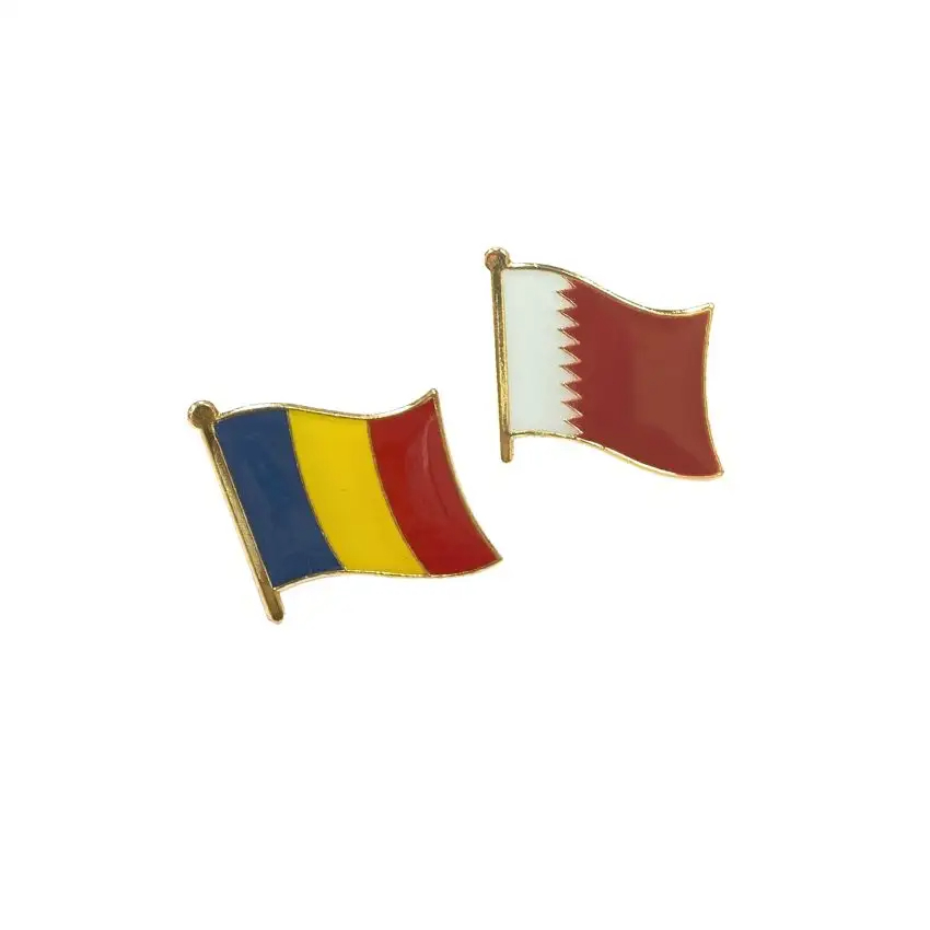 Lencana pin logam bendera UAE yang berkualiti tinggi berkualiti tinggi
