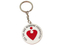 Keychain percetakan logam.